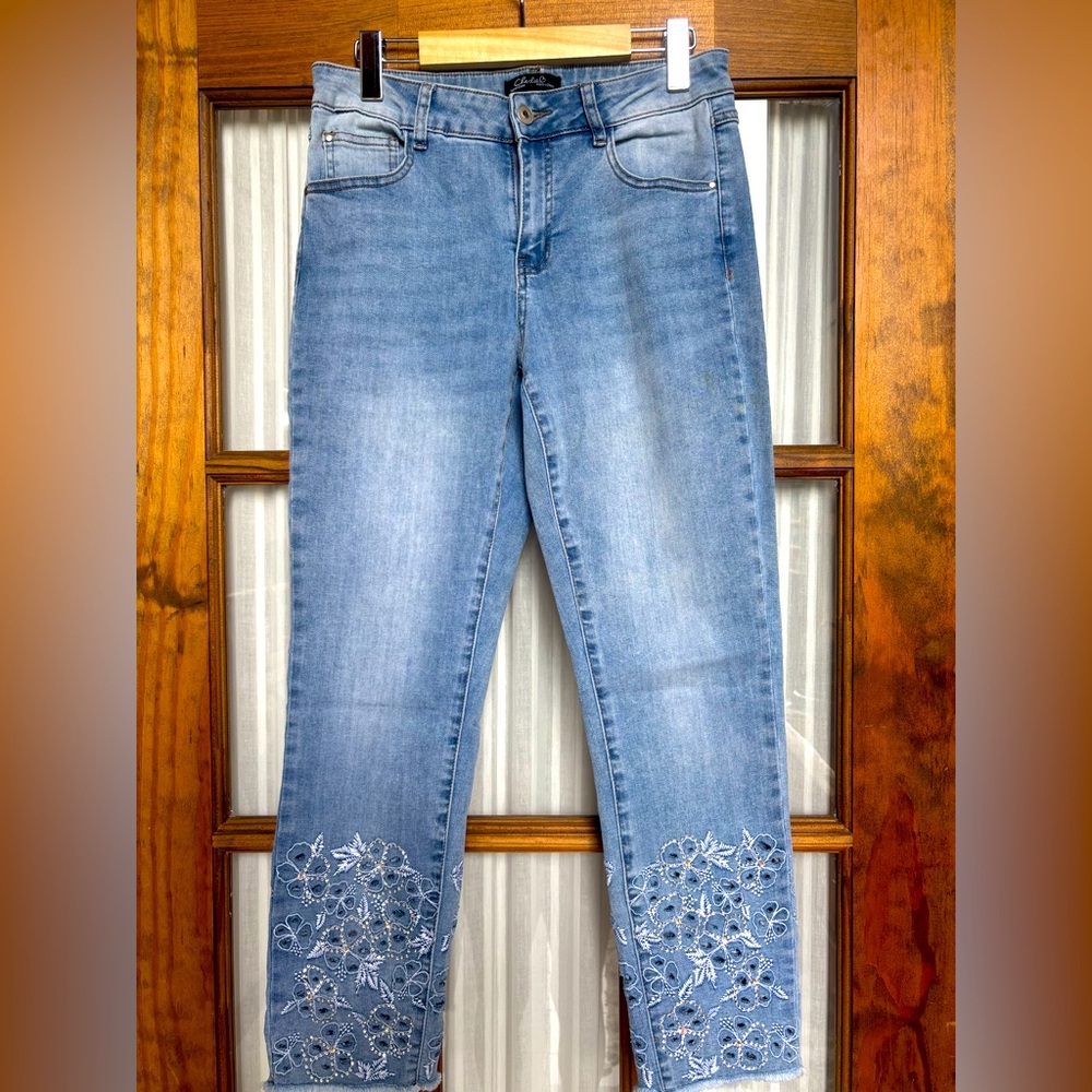 Charlies Blue Ankle Cropped Jeans